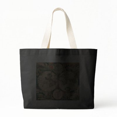 World Map Jumbo Tote Bag by bontondesigns
