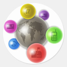 World of Communication Stickers