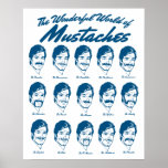 World of Mustaches Poster posters