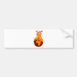 World on Fire Bumper Stickers