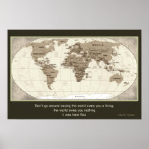 World owes you Nothing Poster