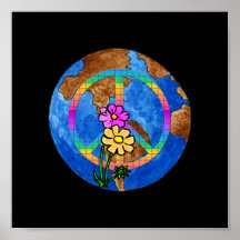 World Peace Colours Posters