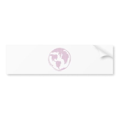 World Peace (Purple) Bumper Stickers by Groovynet