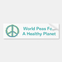 World Peas Bumper Stickers