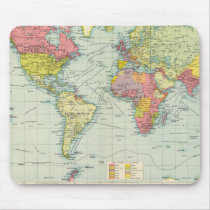 World political Map Mousepad