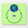 World Revolves Around Me Funny Mousepad Humour