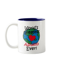 World’s Greatest Abuelo Heart Mugs
