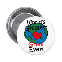 World’s Greatest Gram Heart Pins