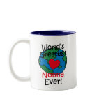 World’s Greatest Nonna Heart Coffee Mugs