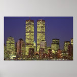 World Trade Centre NYC at Night Posters