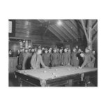World War 1 YMCA Pool Hall, 1910s Post Cards