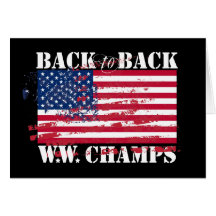 World War Champions Greeting Cards