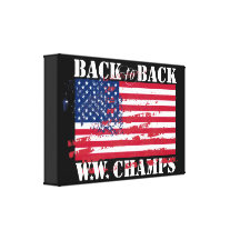 World War Champions Stretched Canvas Prints