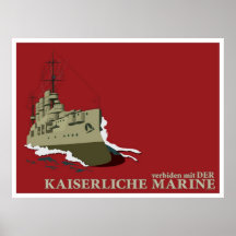 World War I  German Propaganda Poster (Custom)