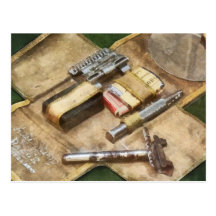 World War I Shaving Kit Post Card