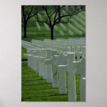 World War II cemetery, Memorial Day Posters