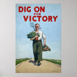 World War II poster - Dig For Victory posters