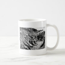 World War One Soldiers in the Trenches Mugs