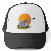 World War two battle tank panzer retro style