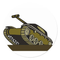 world war two battle tank retro style
