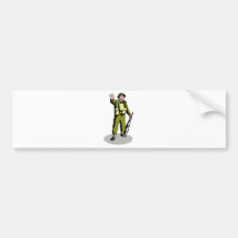 World war two British soldier with rifle Bumper Sticker