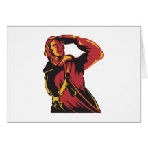 World War Two Pilot Airman Retro Cards