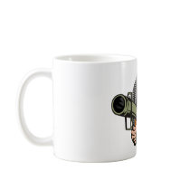 World War two soldier aiming a bazooka Coffee Mug