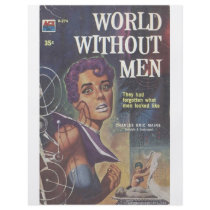World Without Men - '60s lesbian pulp novel Personalized Flyer