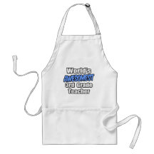 World's Awesomest 3rd Grade Teacher Apron