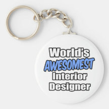 World's Awesomest Interior Designer Keychain