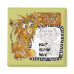Worlds Beast Dad Fathers Day Magnet
