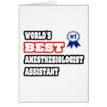 World's Best Anesthesiologist Assistant Greeting Cards