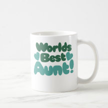 Worlds Best Aunt Coffee Mugs