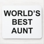 World's Best Aunt Mouse Pad