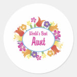 World's Best Aunt Sticker
