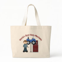 World's Best Auto Mechanic Tees and Gifts Tote Bags