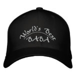 World's Best BABA embroidered hats