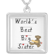 World's Best Big Sister Gifts Personalized Necklace