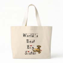 World's Best Big Sister Tshirts and Gifts Canvas Bag