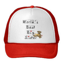 World's Best Big Sister Tshirts and Gifts Trucker Hats
