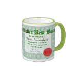 World's Best Boss Certicate Award Mug