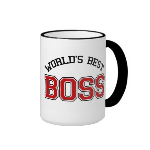 WORLD'S BEST BOSS COFFEE MUG Zazzle