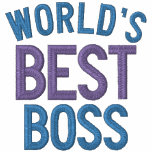 World's Best Boss Embroidered Polo Shirt embroidered shirts