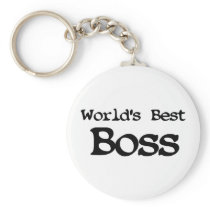 Worlds Best Boss Keychains