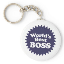 World's Best Boss Keychain