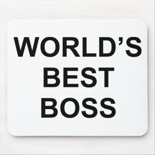 World's Best Boss Mouse Pad