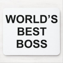 World's Best Boss Mouse Pad
