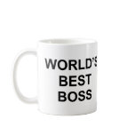 World's Best Boss Coffee Mug