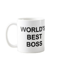 World's Best Boss Coffee Mug