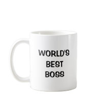 World's Best Boss Coffee Mug